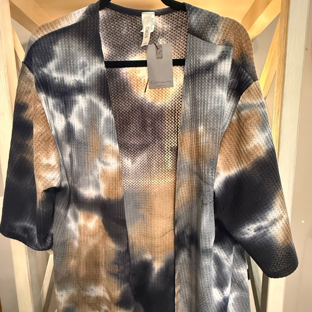 Adia Sheer Black and Gold Blouse